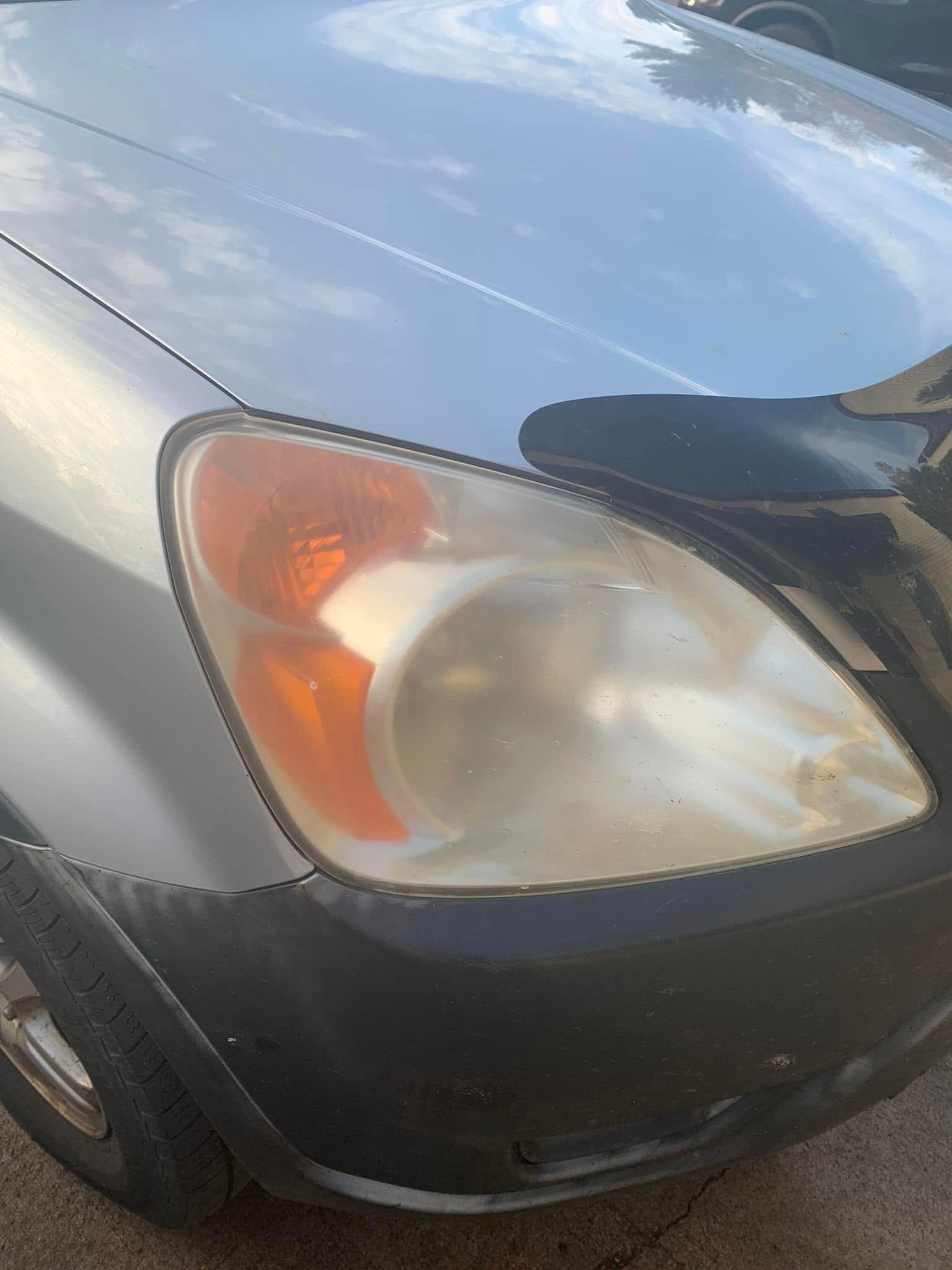 Headlight Restoration Before